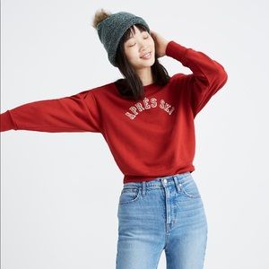 Madewell Après-Ski Pleat-Sleeve Sweatshirt